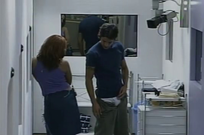 Santiago Almeyda y Verónica Zanzul en Gran Hermano 1 - Gran Hermano 2001